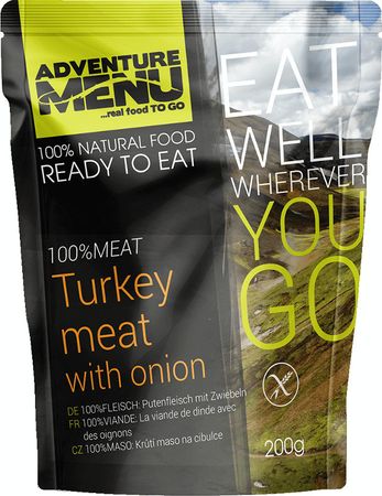 AdventureMenu carne de curcan cu ceapă, 200g