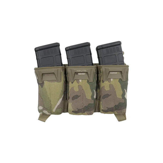Agilite Pincer Triple husă pentru încărcătoare, multicam