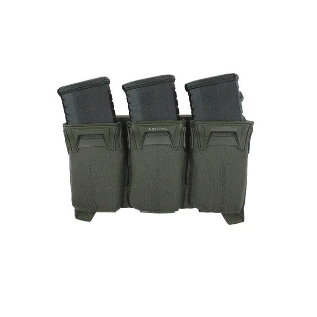 Agilite Pincer Triple husă pentru încărcătoare, ranger green