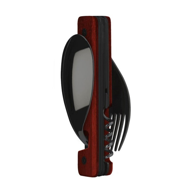 Akinod A02B00005 set multifuncțional 13h25, black mirror finish, coral wood