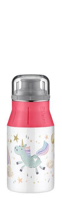 alfi elementBottle Kids sticlă de băut pentru copii din oțel inoxidabil, 0,4 l, curcubeu