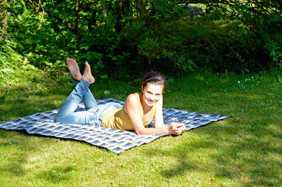 Amazonas ultra light pătură de picnic 150x120 cm, albastră