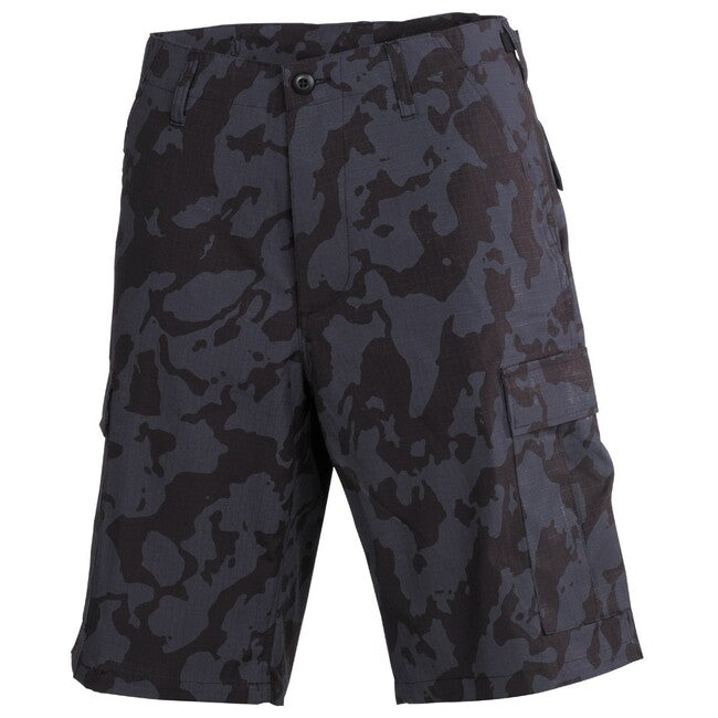 MFH BDU pantaloni scurți americani Rip stop, night-camo