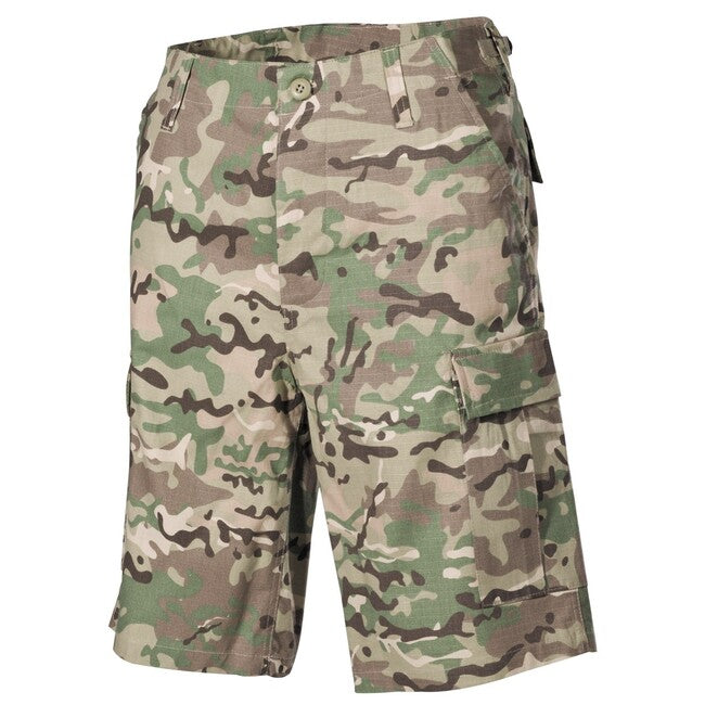 MFH BDU pantaloni scurți americani Rip stop, operation-camo