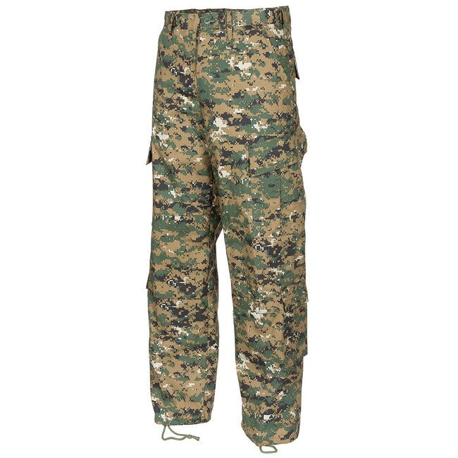 MFH ACU pantaloni de teren americani Rip stop, digital woodland
