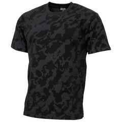 MFH Streetstyle tricou american, night-camo