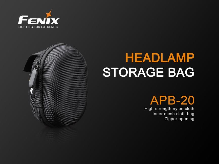Fenix APB-20 husă pentru lanternă frontală, neagră