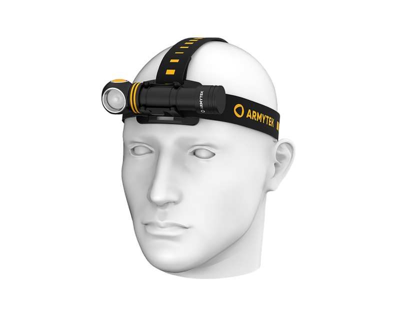 ArmyTek Elf C2 USB-C lanternă frontală cu LED lanternă de mână lumină albă caldă 1023 lm alimentare acumulator