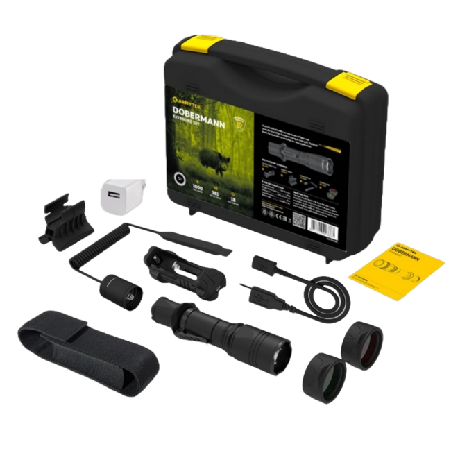 ArmyTek Dobermann Extended set tactic cu lumină