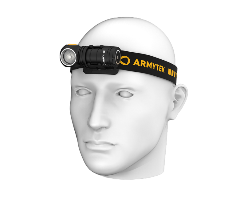 ArmyTek Wizard C1 Pro LED lanternă frontală cu suport magnetic și alimentare din acumulator Magnet White, 1000 lm, 1440 h, 55 g