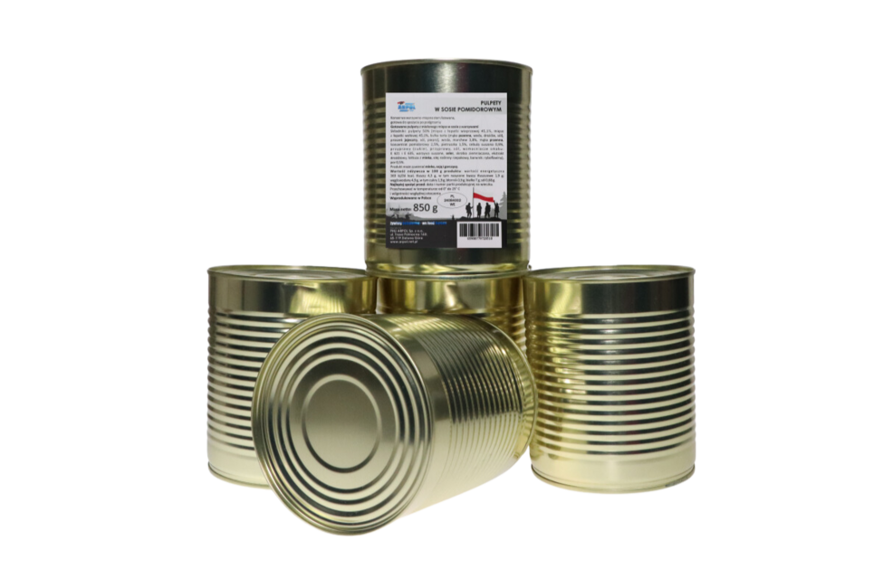 Arpol conservă militară chiftele în sos de roșii, 850g