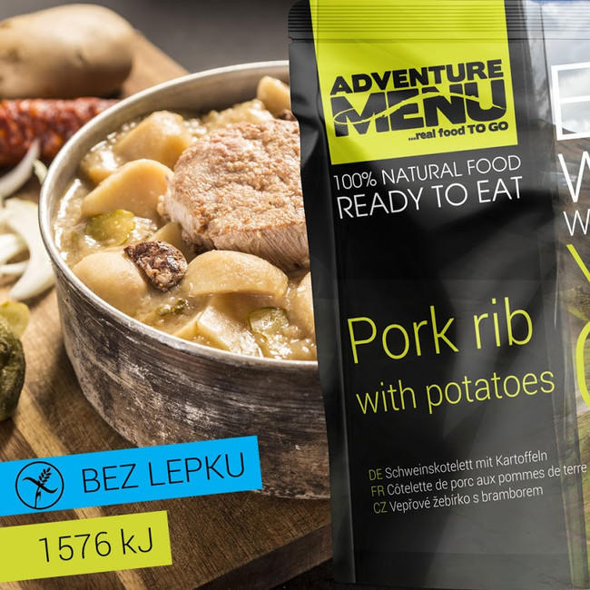 Adventure Menu Coaste de porc cu cartofi 400g
