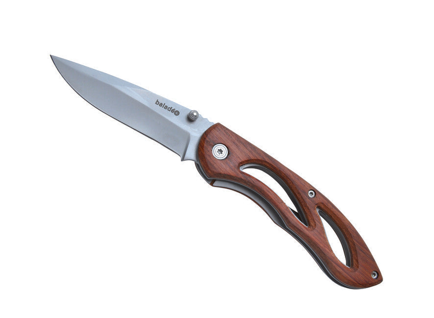 Baladeo ECO160 Maringa briceag, lamă 8,5 cm, oțel 420, mâner lemn