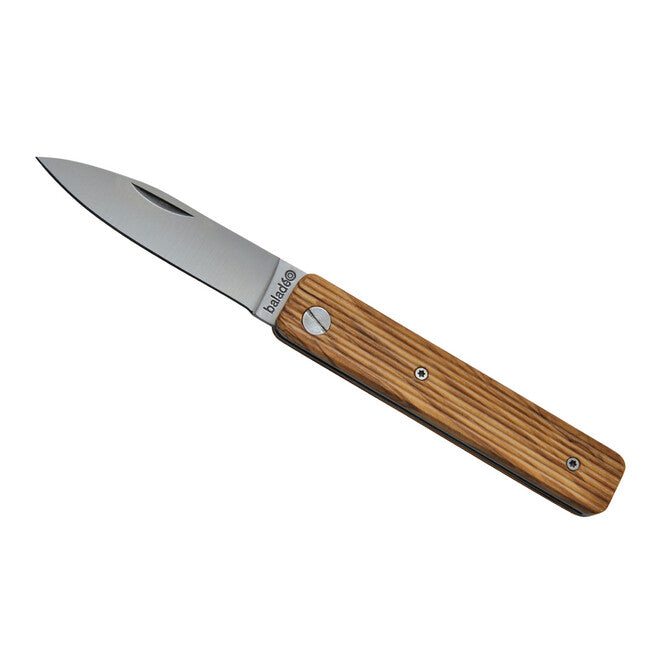 Baladeo ECO331 Papagayo briceag, lamă 7,5 cm, oțel 420, mâner lemn de măslin