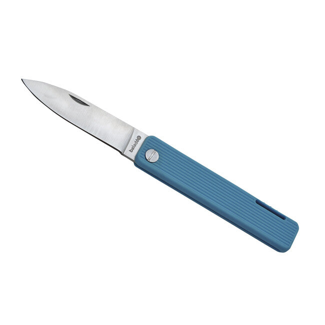 Baladeo ECO356 Papagayo briceag, lamă 7,5 cm, oțel 420, mâner TPE, turquoise