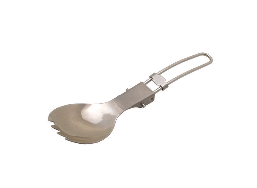Baladeo PLR087 lingură pliabilă cu furculiță titan