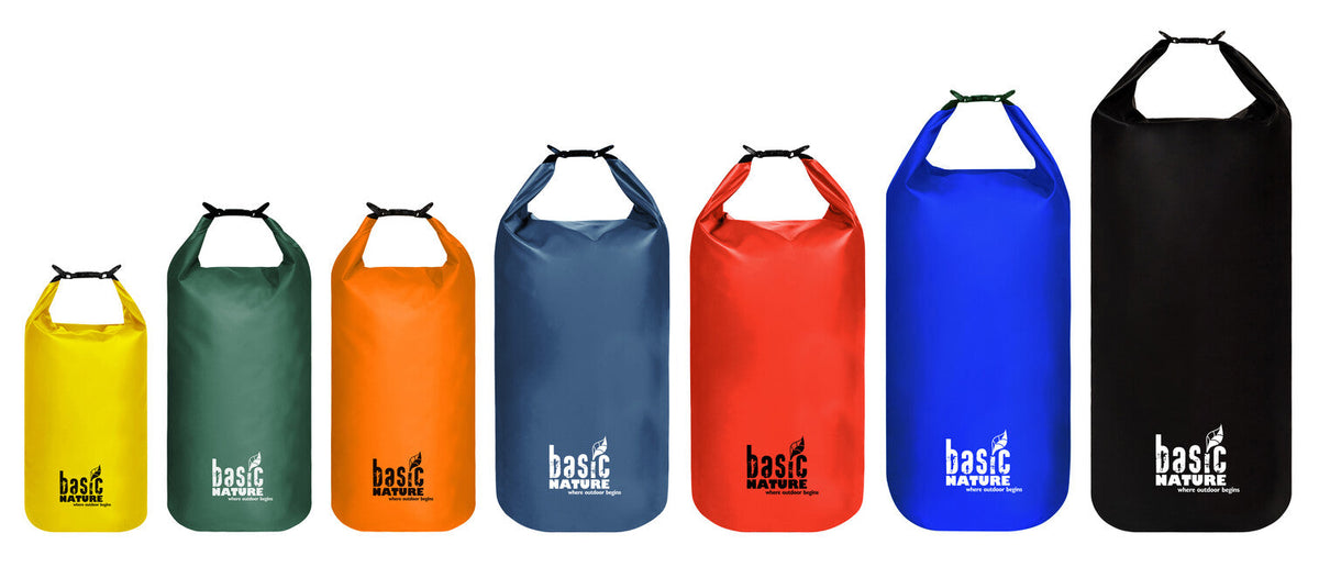 BasicNature 500D rucsac impermeabil 10 l, galben