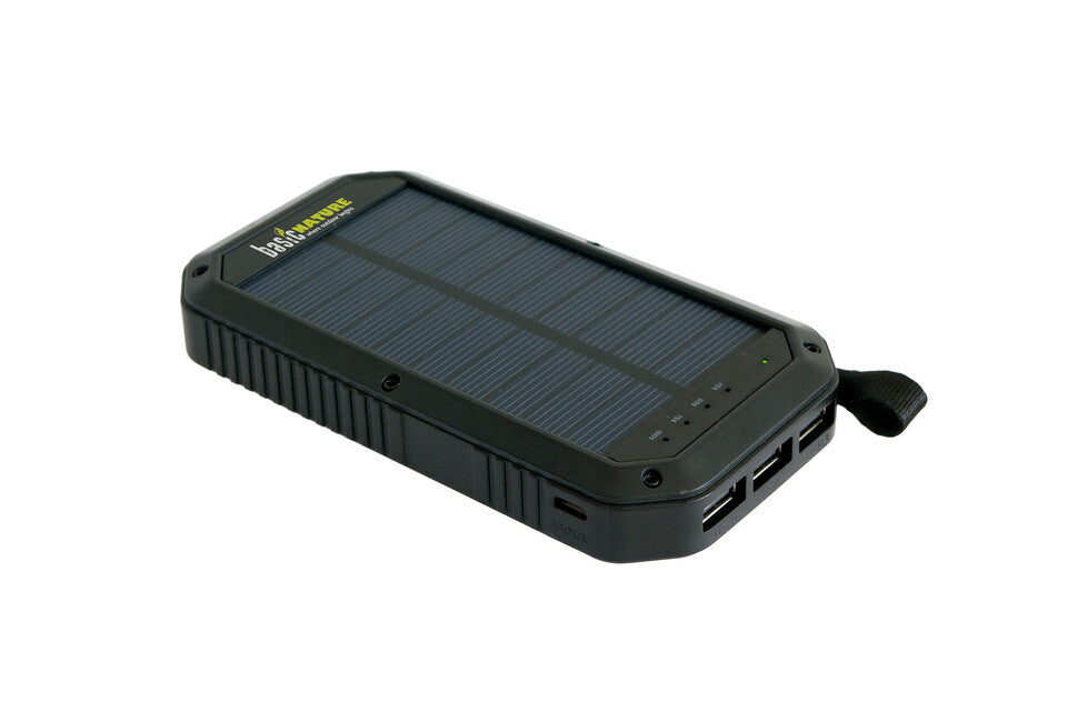 BasicNature powerbancă 8K cu încărcare solară și lumină LED, 8