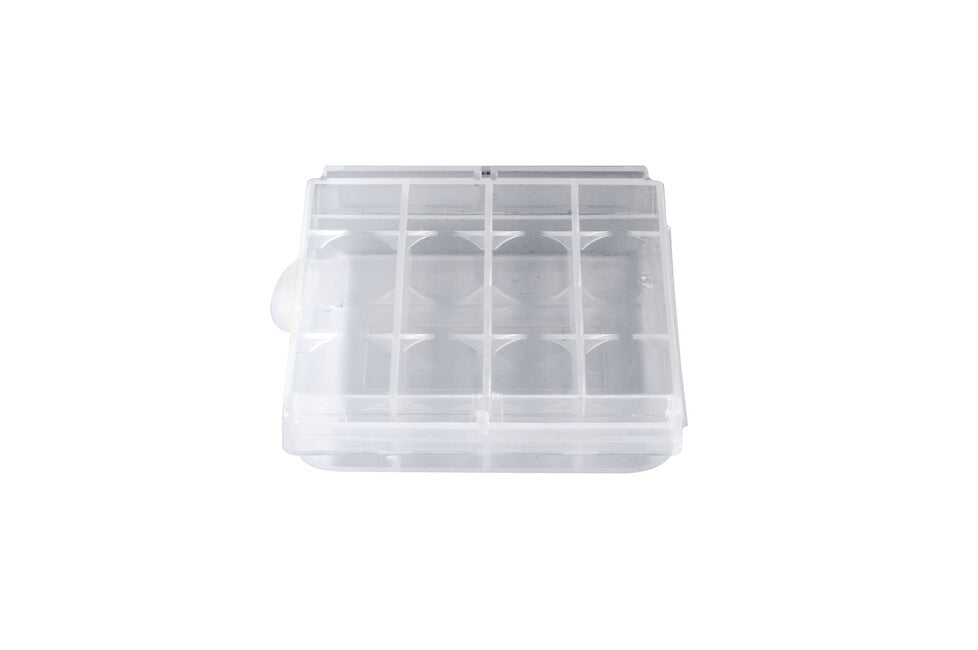 BasicNature cutie pentru baterii transparent pentru 4 buc