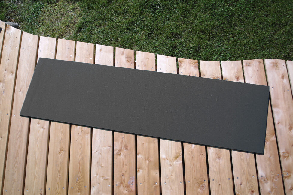 BasicNature ECO saltea de dormit, neagră 180 x 50 x 1 cm regular