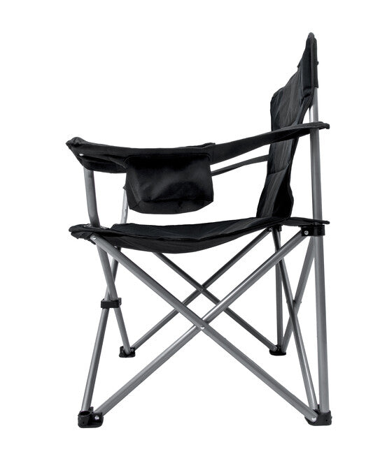 BasicNature Holiday scaun de camping, negru