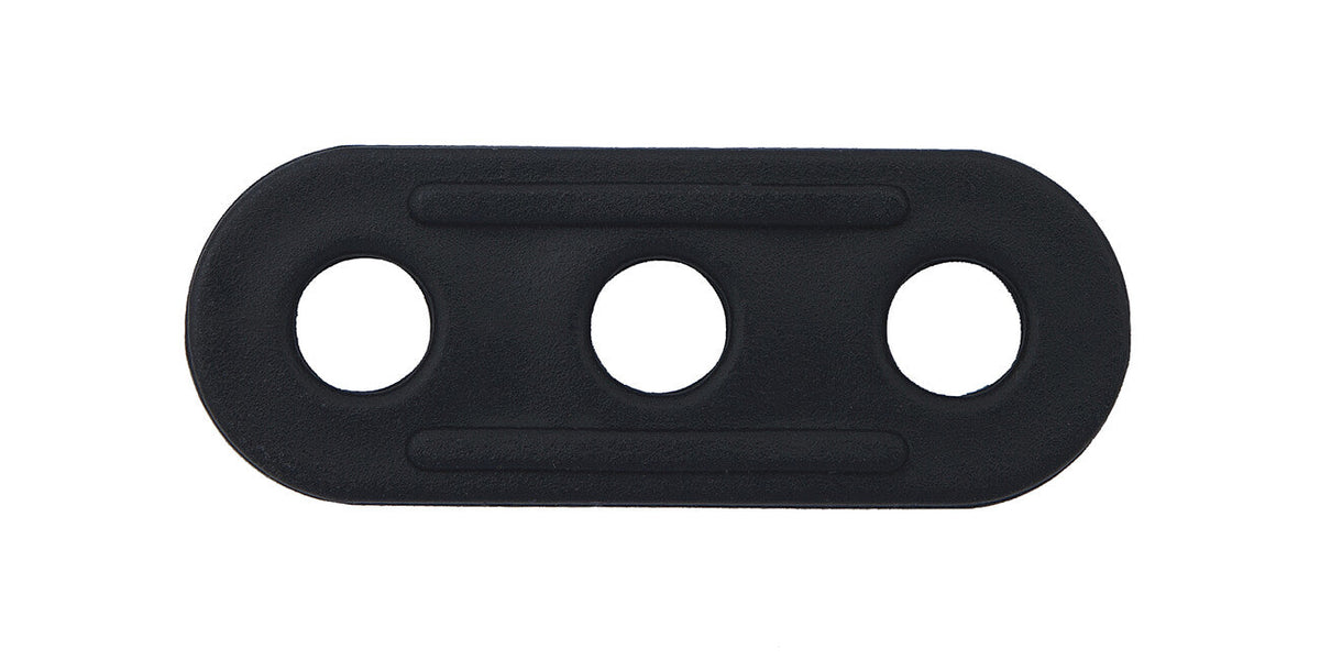BasicNature întinzător de coardă pentru cort, neagră, 38 x 13 x 2,5 mm, 10 buc