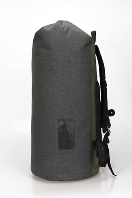 BasicNature sac impermeabil 60 l, gri-verde