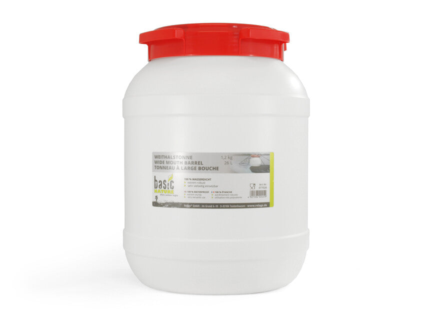 BasicNature Sud cu gât larg, alb, 26 l