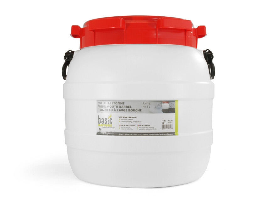BasicNature Sud cu gât larg, alb, 41,5 l