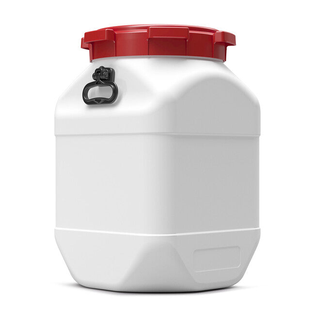 BasicNature Sud cu gât larg pătrat, alb, 66 l