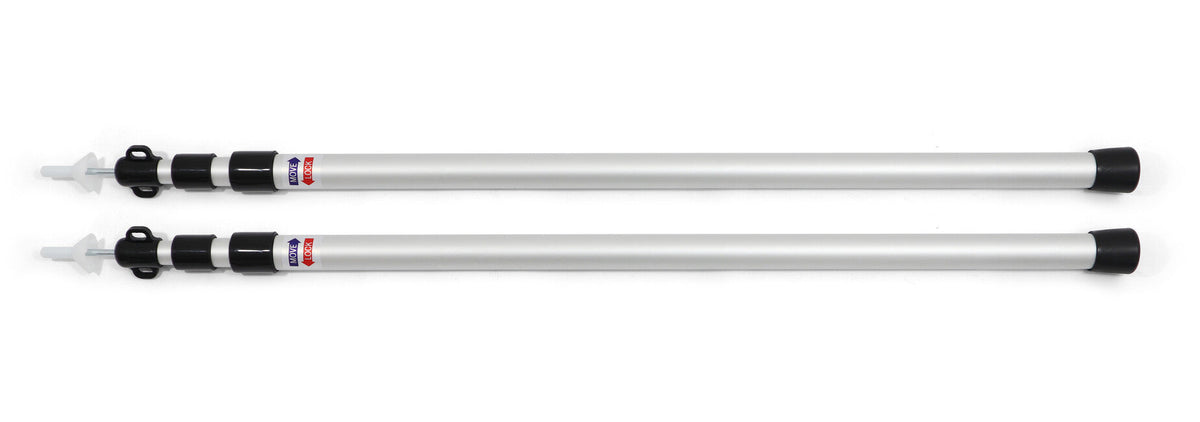 BasicNature bețe telescopice alu, mici, 80-180 cm, 2 buc