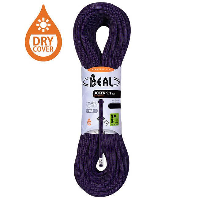 Beal Joker Unicore coardă de alpinism 9,1 mm 60 m, violet