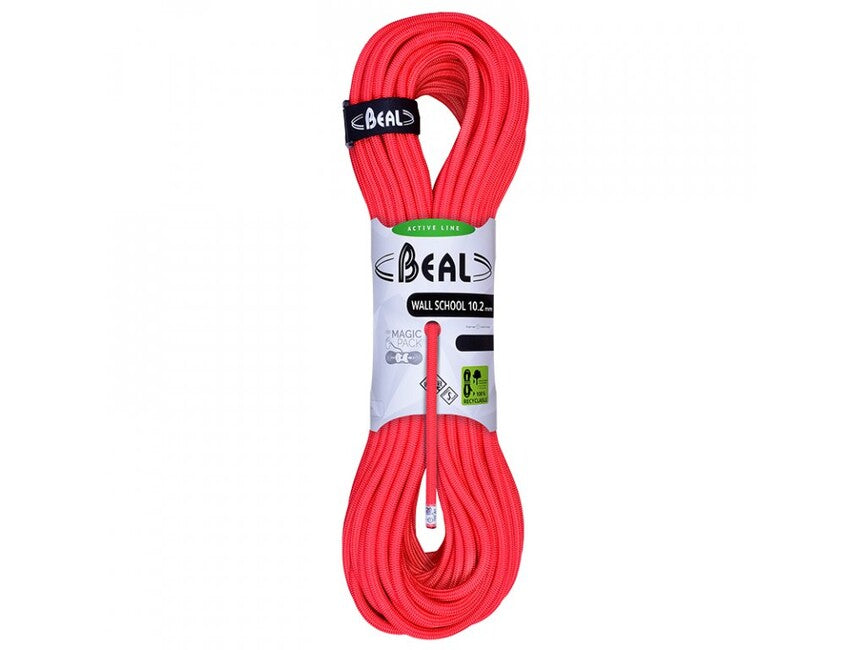 Beal Wall School Unicore coardă de escaladă 10,2 mm, roșie 200 m