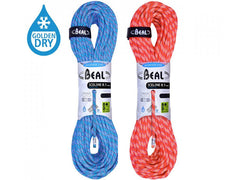 BEAL Ice Line Unicore coardă de escaladă jumătate 8,1 mm 2 × 60 m, smarald / portocaliu