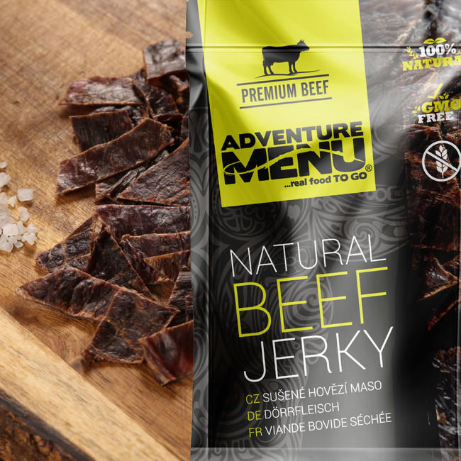AdventureMenu jerky de vită 100g