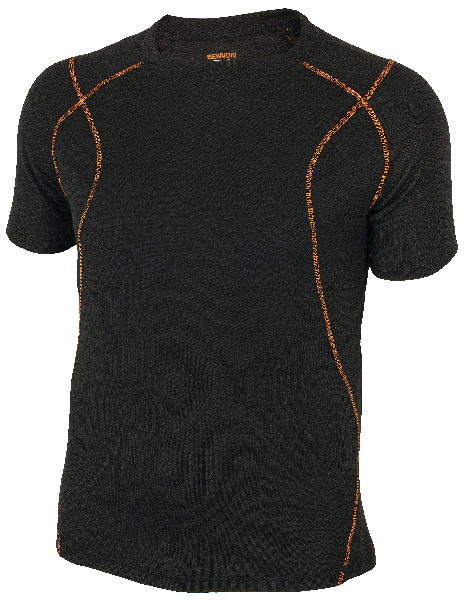 BENNON ARTEMIOS tricou termo scurt, negru