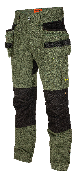 BENNON EREBOS pantaloni de lucru, verzi/negri