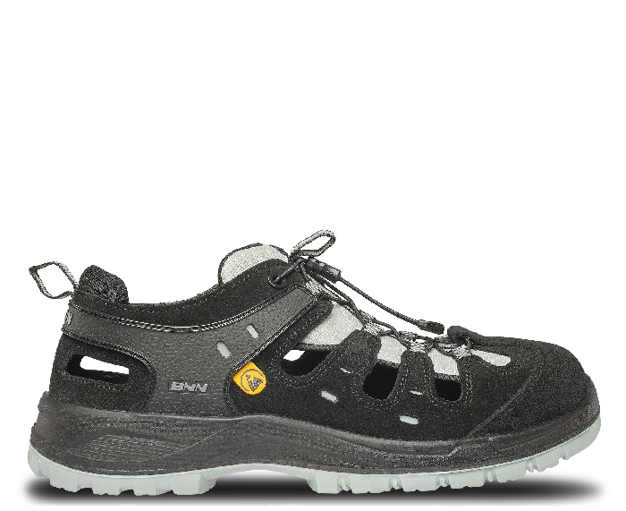 BENNON BOMBIS LITE sandale de lucru S1P ESD NM, gri