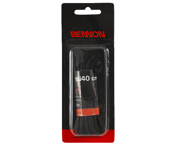 BENNON Laces Black Box șireturi pentru pantofi 140 cm