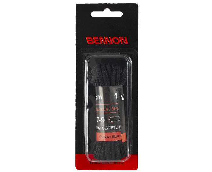 BENNON Laces Black Box șireturi pentru pantofi 170 cm