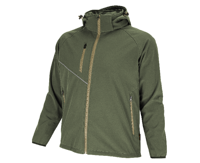 BENNON FORCE geacă softshell, neagră/sable