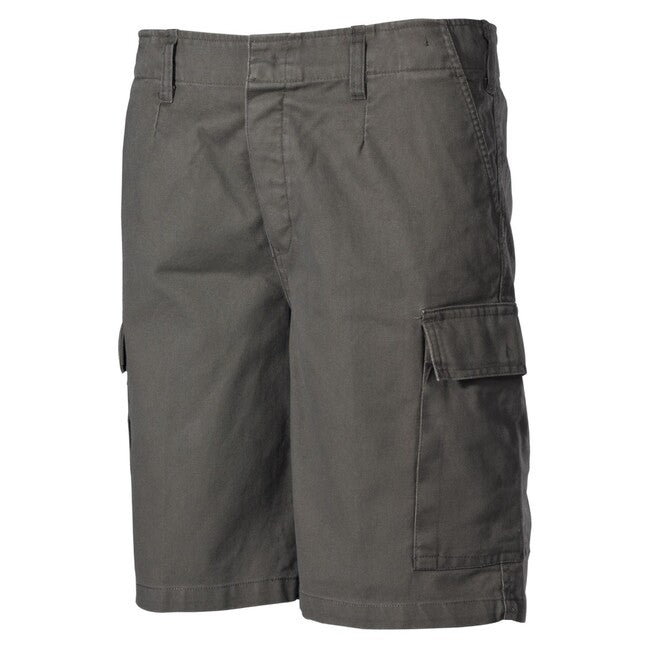 MFH BW bermude moleskin, OD green-stonewashed