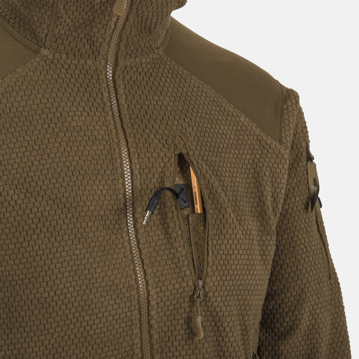Helikon-Tex Alpha Hoodie flísová bunda, olive green
