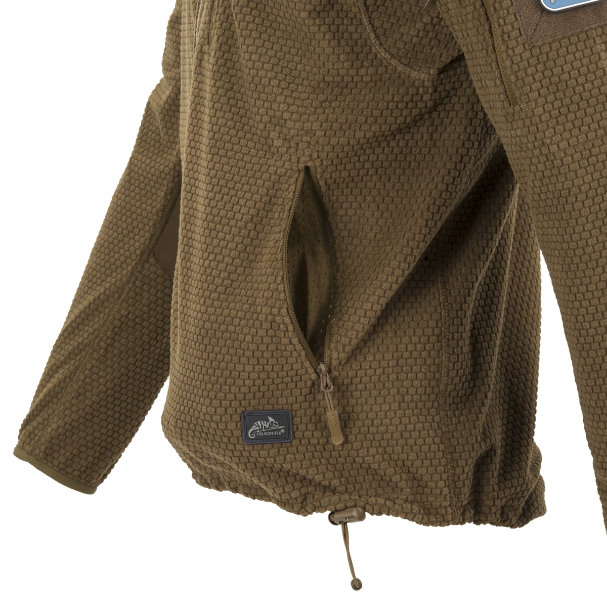 Helikon-Tex Alpha Hoodie flísová bunda, olive green