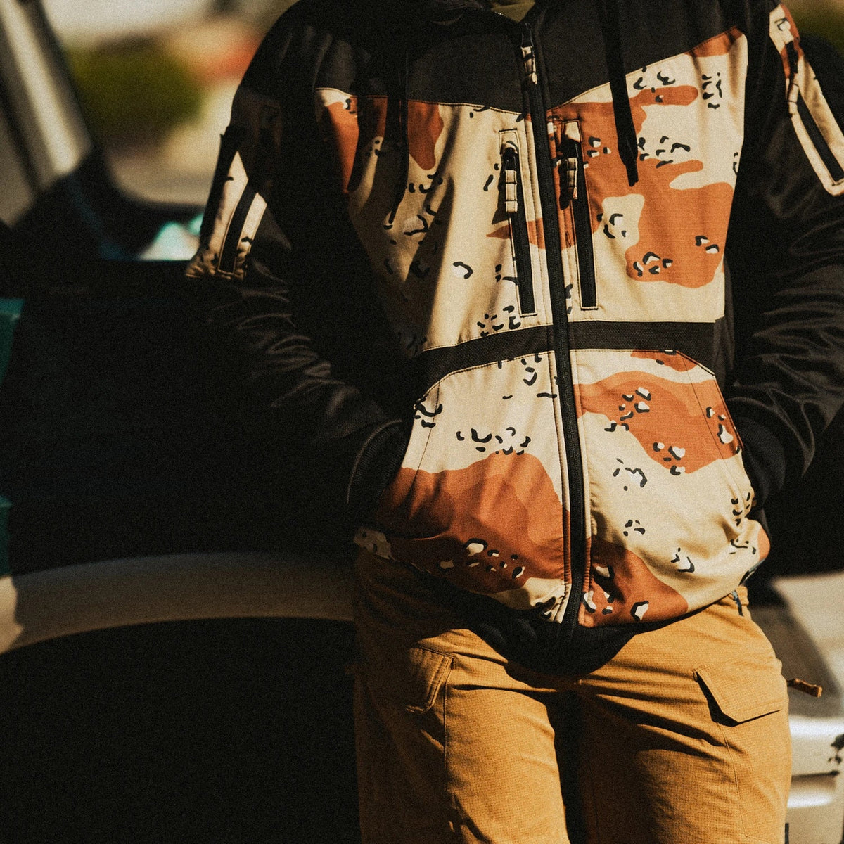 Helikon-Tex ROGUE HOODIE geacă, BLACK/MULTICAM