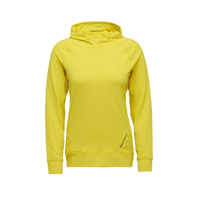 Black Diamond Alpenglow hanorac pentru femei, clean yellow