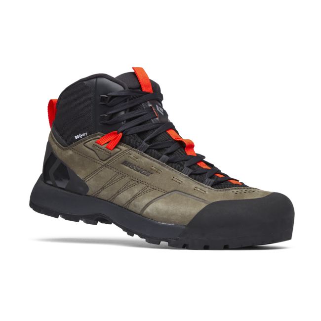Black Diamond Mission Mid Waterproof Approach bocanci din piele pentru bărbați, walnuts-octane