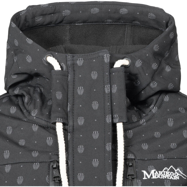 Marikoo ZIMTZICKE P geacă softshell pentru femei de iarnă cu glugă