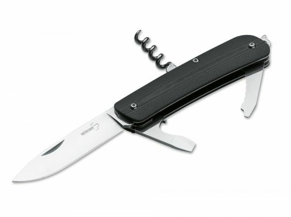 BÖKER® Tech Tool City 2 briceag multifuncțional 7,1 cm, negru, G10