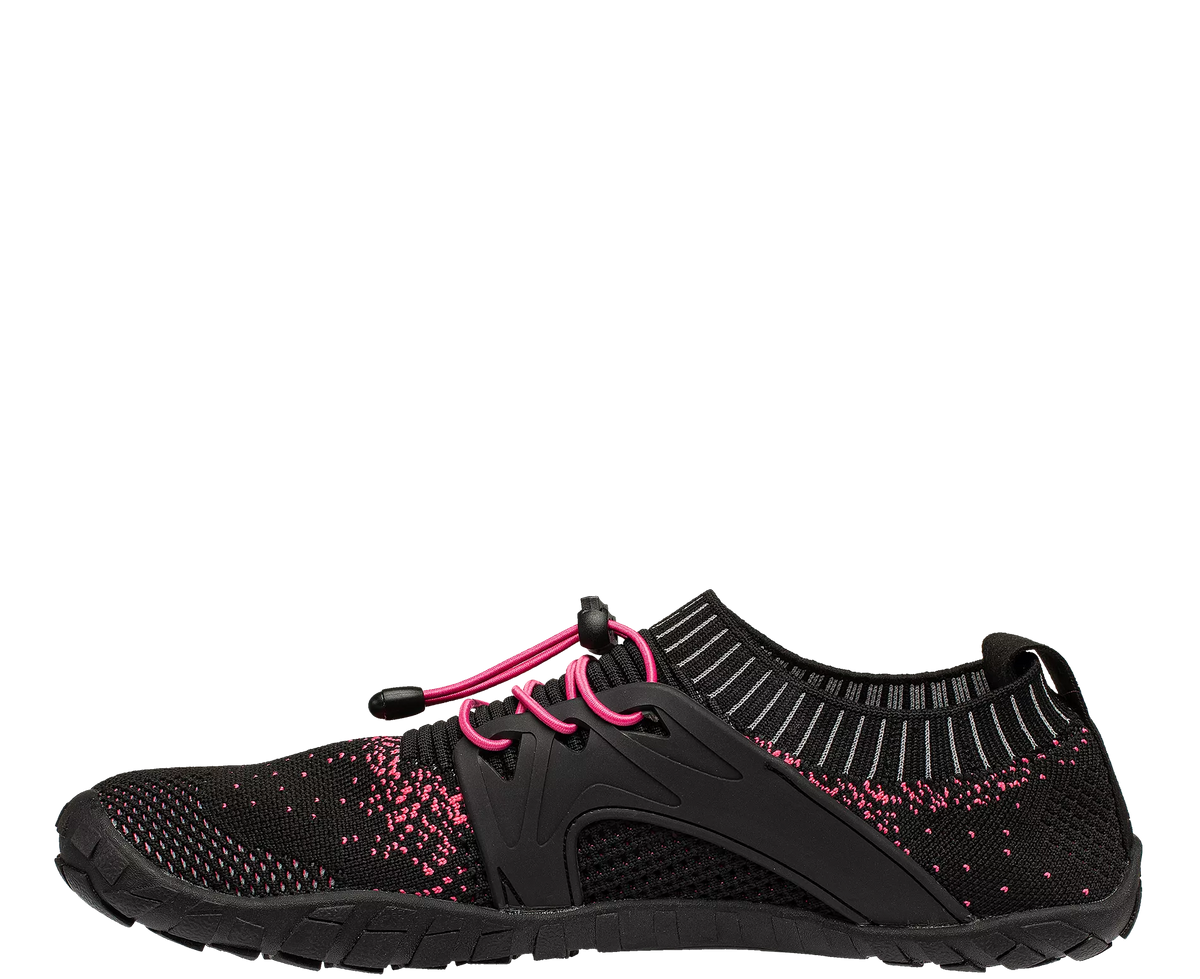 BENNON BOSKY pantofi barefoot, negri/roz